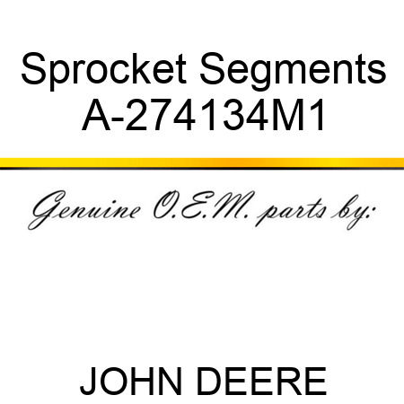 Sprocket Segments A-274134M1
