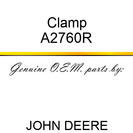 Clamp A2760R
