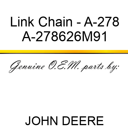 Link Chain - A-278 A-278626M91