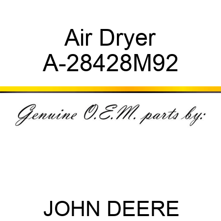 Air Dryer A-28428M92