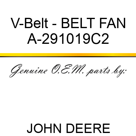 V-Belt - BELT, FAN A-291019C2