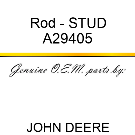 Rod - STUD A29405