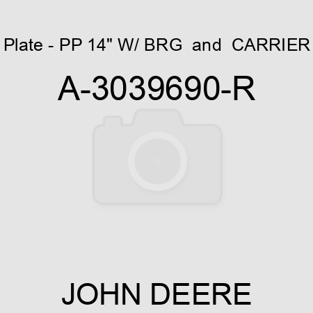 Plate - PP 14