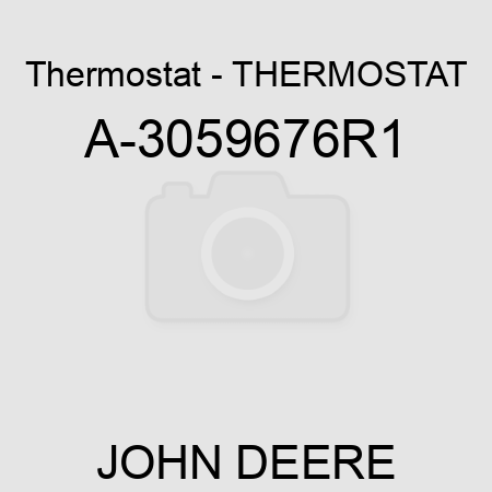 Thermostat - THERMOSTAT A-3059676R1