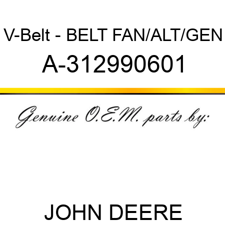 V-Belt - BELT, FAN/ALT/GEN A-312990601