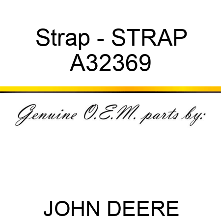 Strap - STRAP A32369