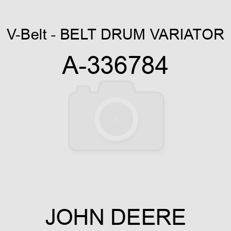 V-Belt - BELT, DRUM VARIATOR A-336784