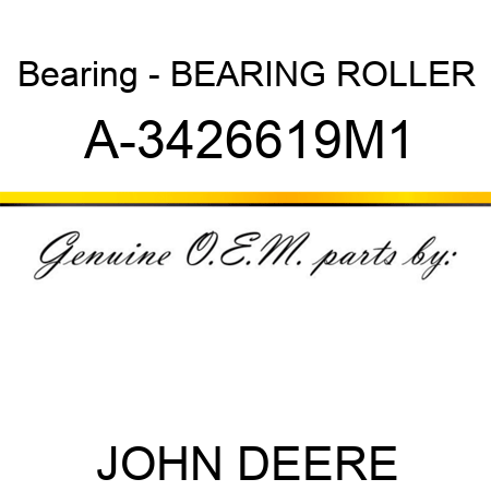 Bearing - BEARING, ROLLER A-3426619M1