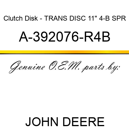 Clutch Disk - TRANS DISC 11