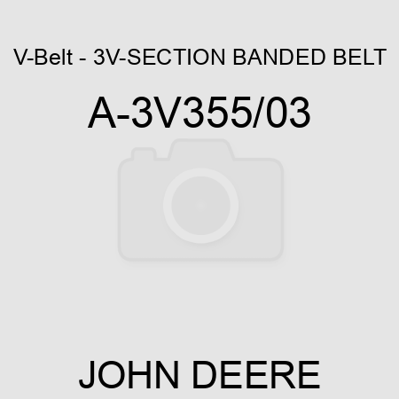 V-Belt - 3V-SECTION BANDED BELT A-3V355/03