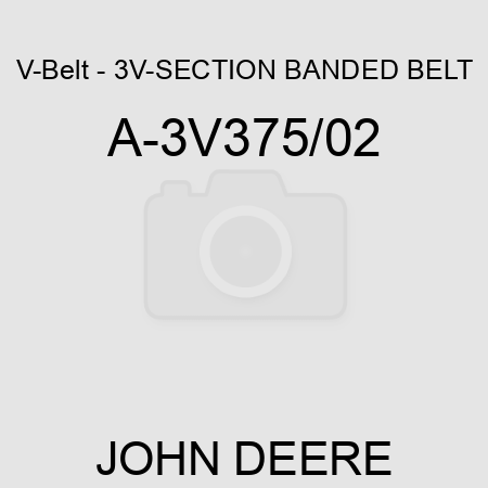 V-Belt - 3V-SECTION BANDED BELT A-3V375/02