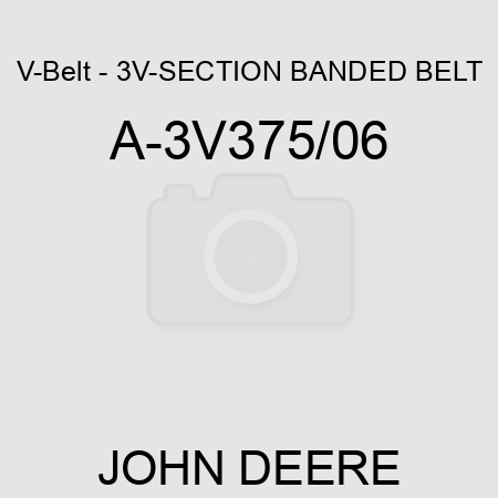 V-Belt - 3V-SECTION BANDED BELT A-3V375/06