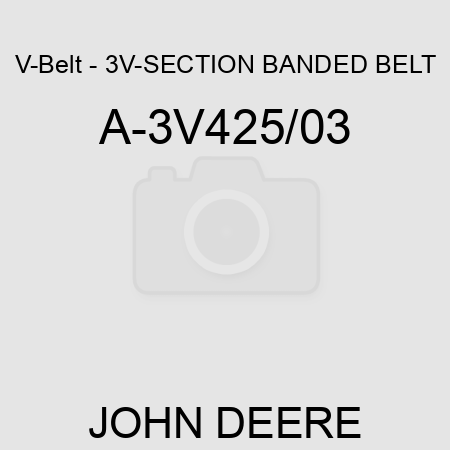 V-Belt - 3V-SECTION BANDED BELT A-3V425/03