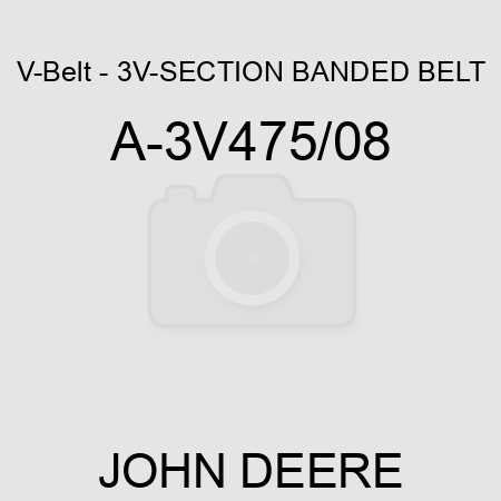 V-Belt - 3V-SECTION BANDED BELT A-3V475/08