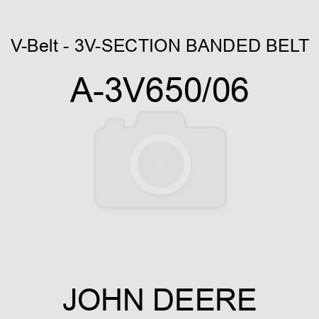 V-Belt - 3V-SECTION BANDED BELT A-3V650/06