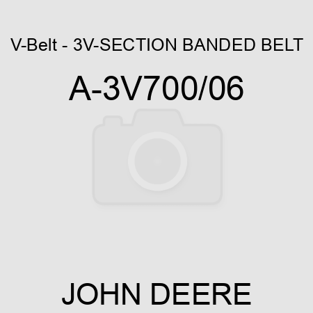 V-Belt - 3V-SECTION BANDED BELT A-3V700/06