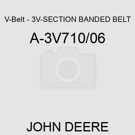 V-Belt - 3V-SECTION BANDED BELT A-3V710/06