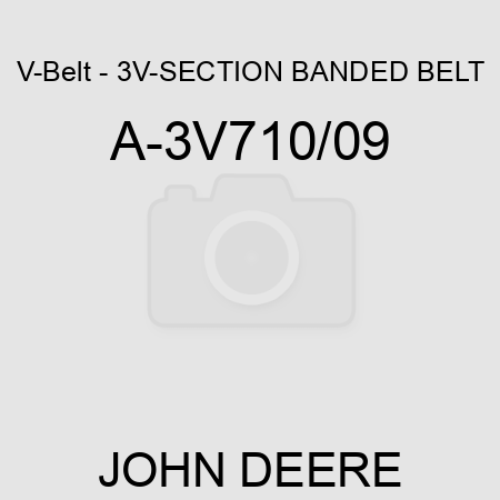 V-Belt - 3V-SECTION BANDED BELT A-3V710/09