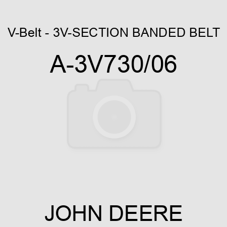 V-Belt - 3V-SECTION BANDED BELT A-3V730/06