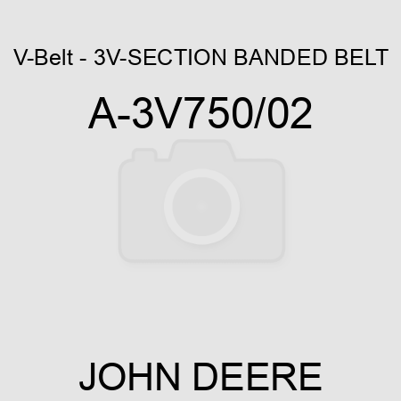 V-Belt - 3V-SECTION BANDED BELT A-3V750/02