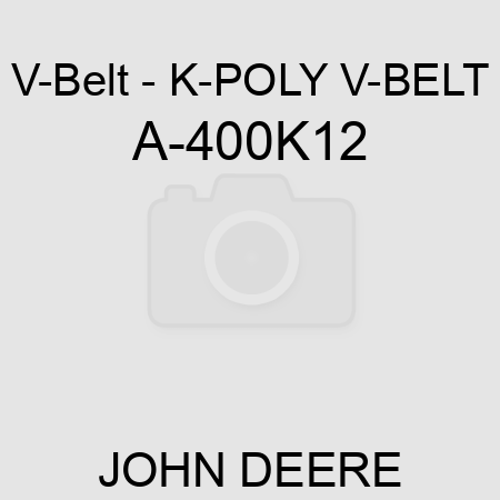 V-Belt - K-POLY V-BELT A-400K12