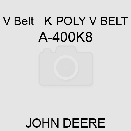 V-Belt - K-POLY V-BELT A-400K8