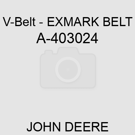 V-Belt - EXMARK BELT A-403024