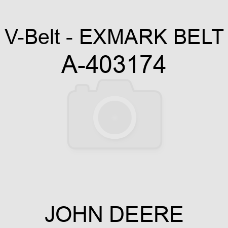 V-Belt - EXMARK BELT A-403174