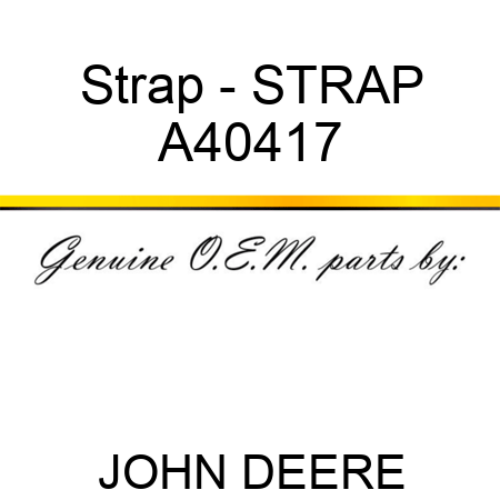 Strap - STRAP A40417