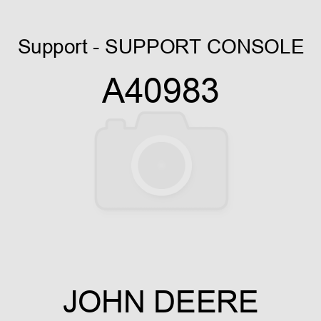 Support - SUPPORT, CONSOLE A40983