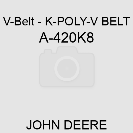 V-Belt - K-POLY-V BELT A-420K8