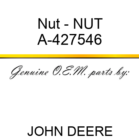 Nut - NUT A-427546