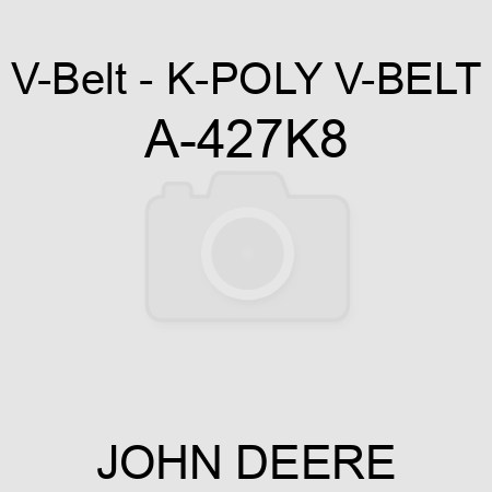 V-Belt - K-POLY V-BELT A-427K8