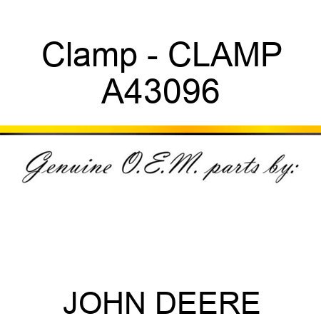 Clamp - CLAMP A43096