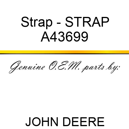 Strap - STRAP A43699