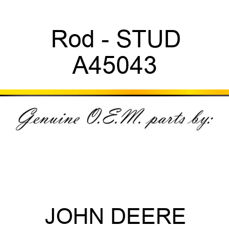 Rod - STUD A45043