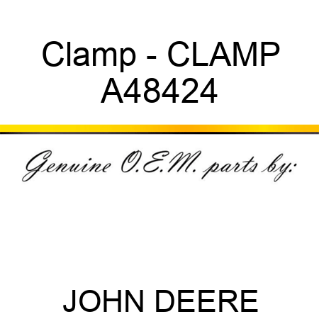 Clamp - CLAMP A48424