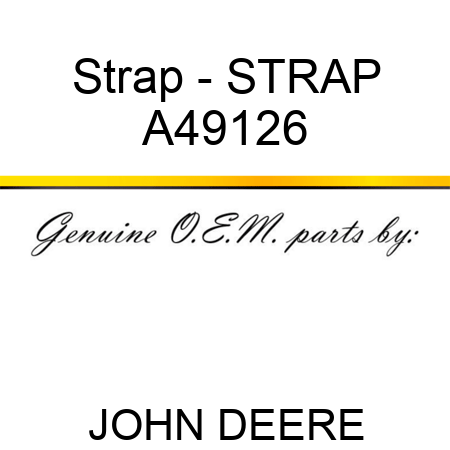 Strap - STRAP A49126