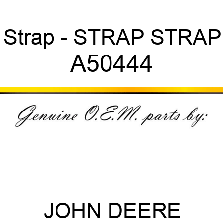 Strap - STRAP, STRAP A50444