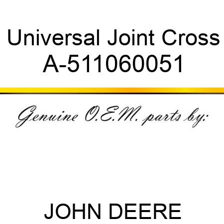 Universal Joint Cross A-511060051
