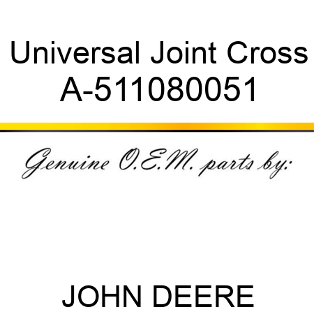 Universal Joint Cross A-511080051