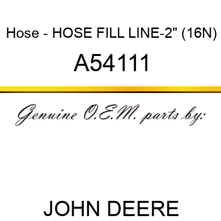 Hose - HOSE, FILL LINE-2