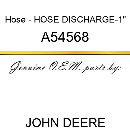 Hose - HOSE, DISCHARGE-1