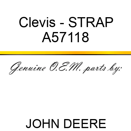 Clevis - STRAP A57118