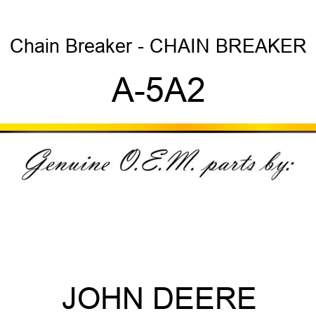Chain Breaker - CHAIN BREAKER A-5A2