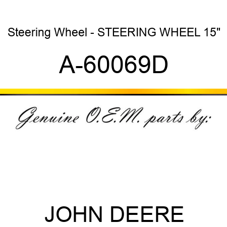 Steering Wheel - STEERING WHEEL 15