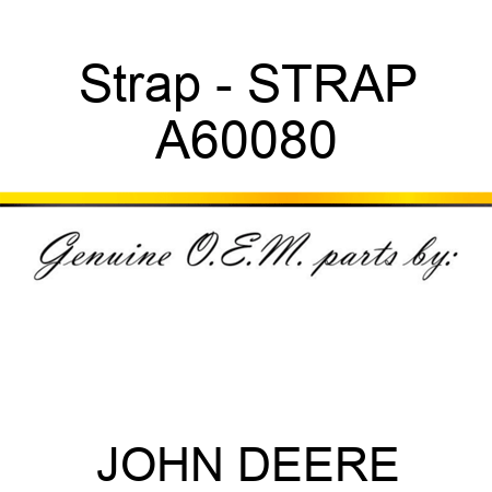 Strap - STRAP A60080