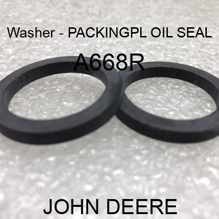 Washer - PACKING,PL OIL SEAL A668R
