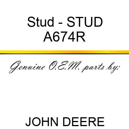 Stud - STUD A674R