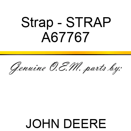 Strap - STRAP A67767
